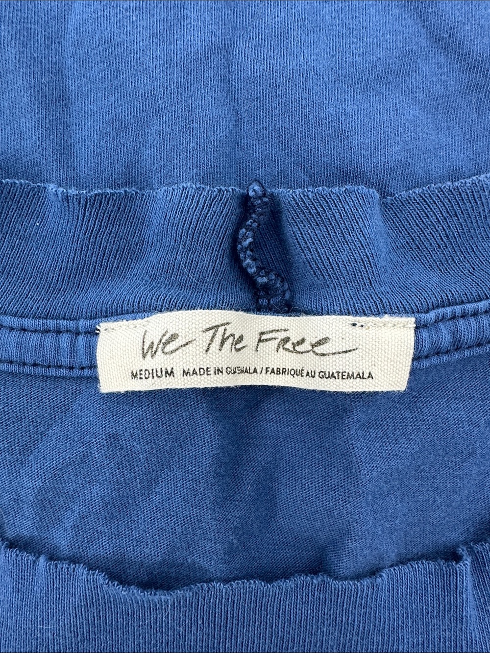 We The Free Royal Blue Long-Sleeve Crewneck Top - Picture 3 of 3